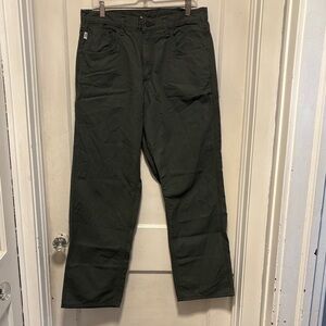 Carhartt Flame Resistant Men's Army Hunter Dark Green Pants 34 x 32